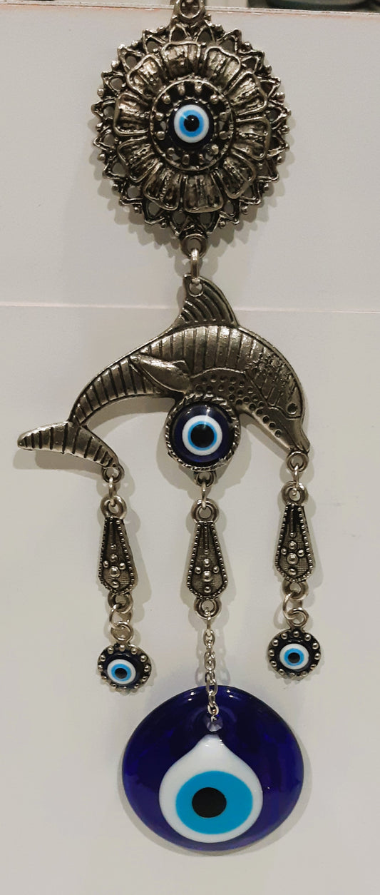 Evil Eye Wall Hanging - Lucky Dolphin