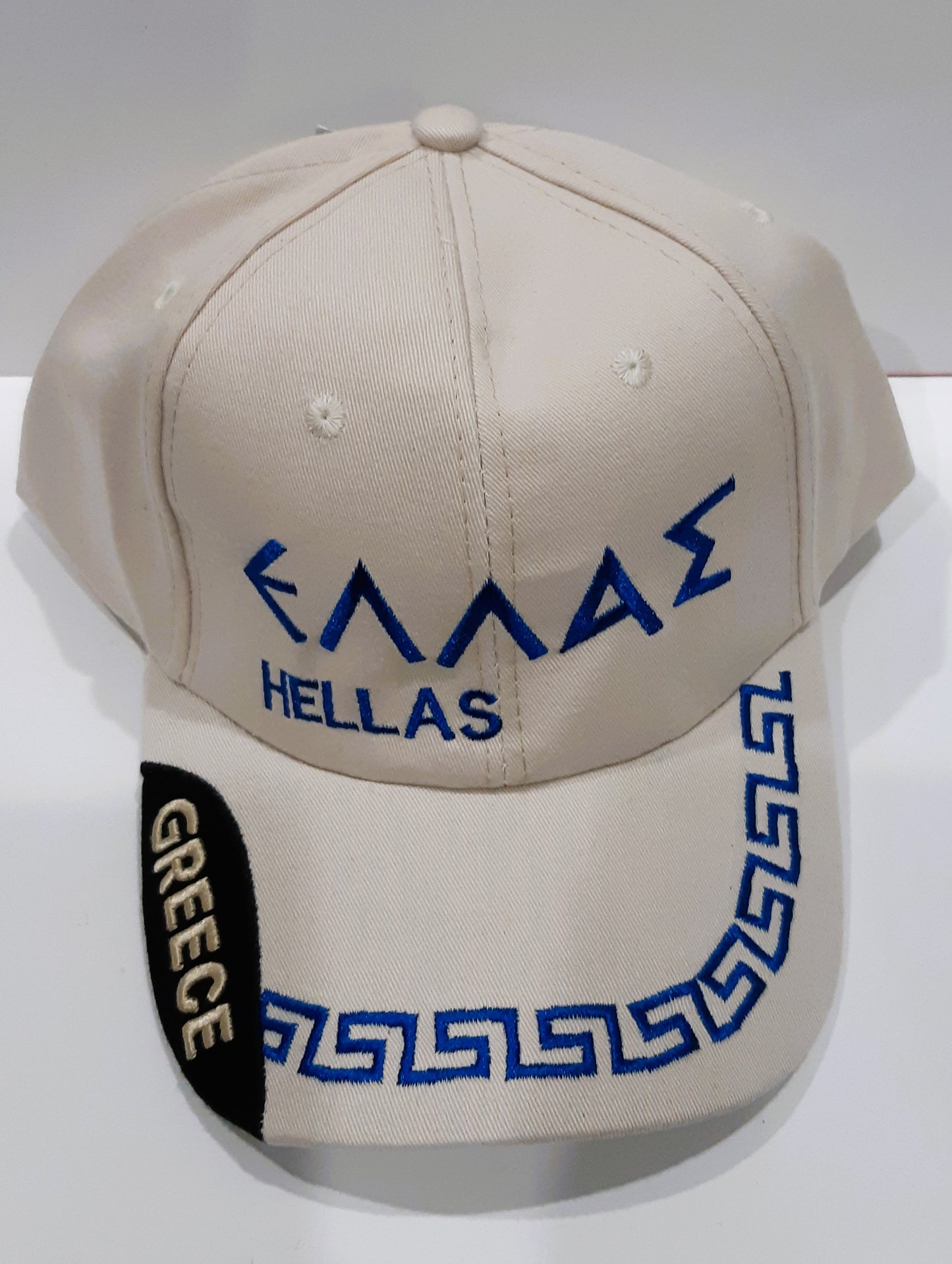 Greek Baseball Hat - Hellas - Greek Key Pattern