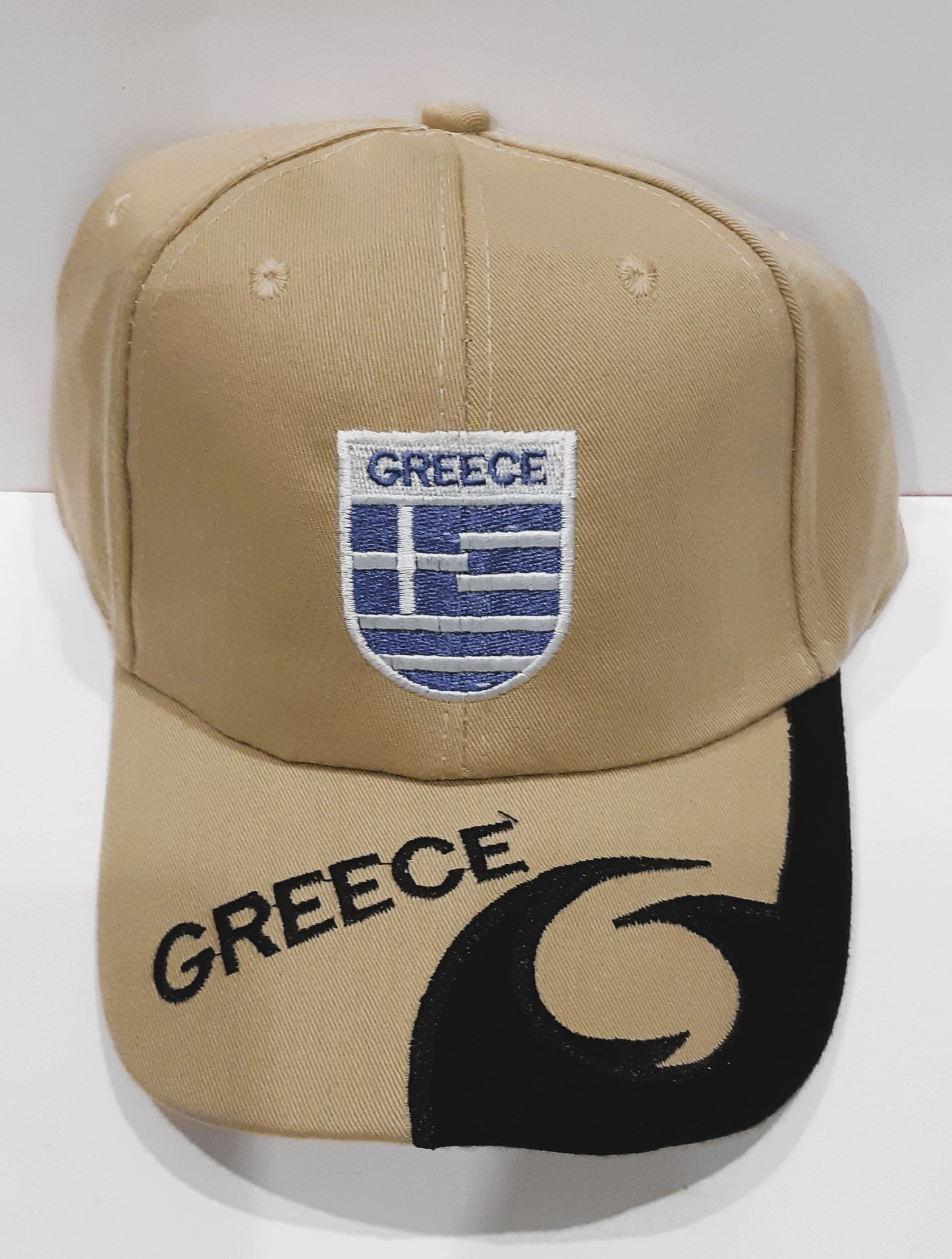 Greek Baseball Hat - Hellas - Greek Key Pattern