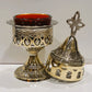 Greek Orthodox Christian Two Tone Standing Oil Lamp