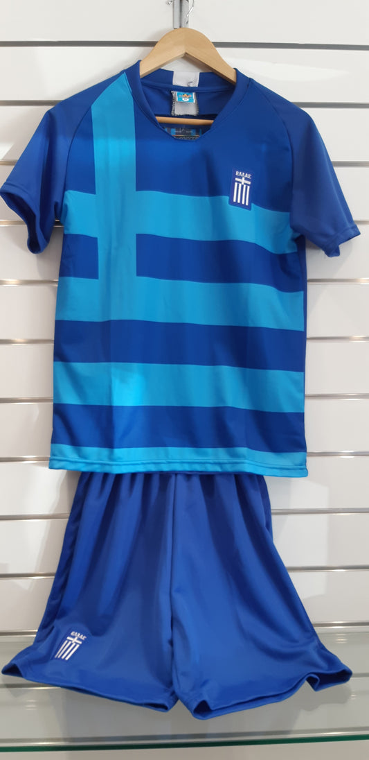 Kids Greece Soccer Jersey