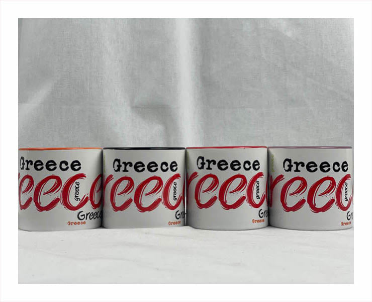 Short Greece Coffee Mug